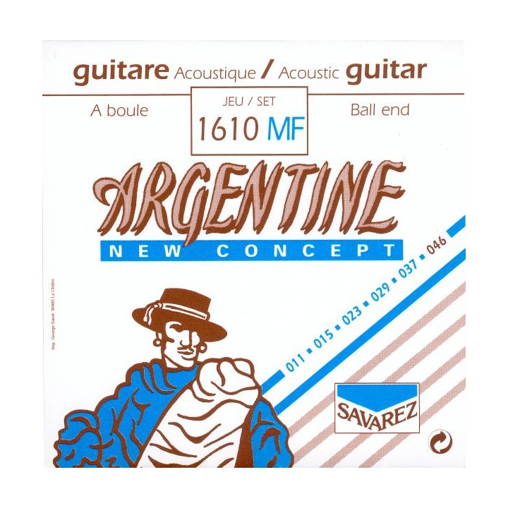 Acquista SAVAREZ 1610MF BALL END Acoustic jazz guitar set light tension online | Merula Strumenti Musicali