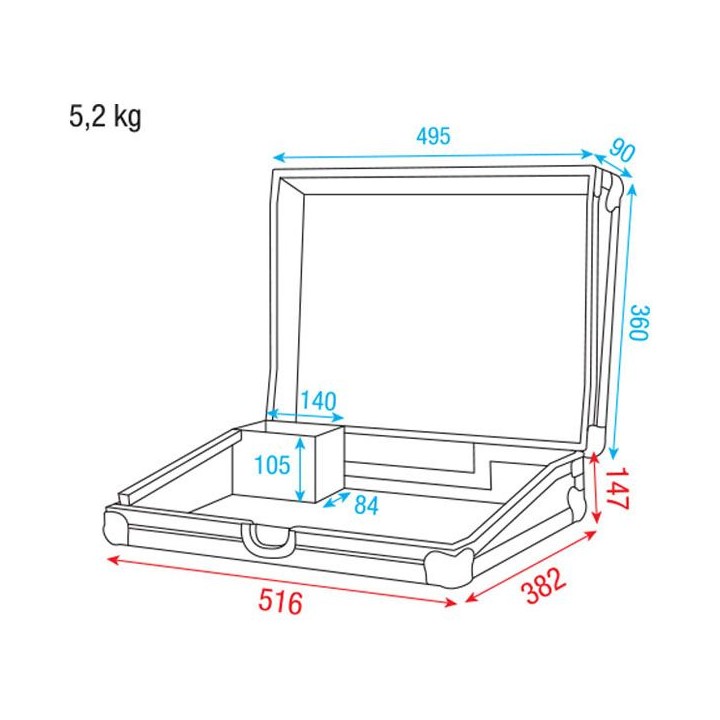 Acquista DAP LCA-SM24 CASE FOR SHOWMASTER24 & SC-24 | Merula Strumenti Musicali