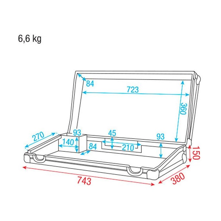 Acquista DAP LCA-SM48 CASE FOR SHOWMASTER48 | Merula Strumenti Musicali