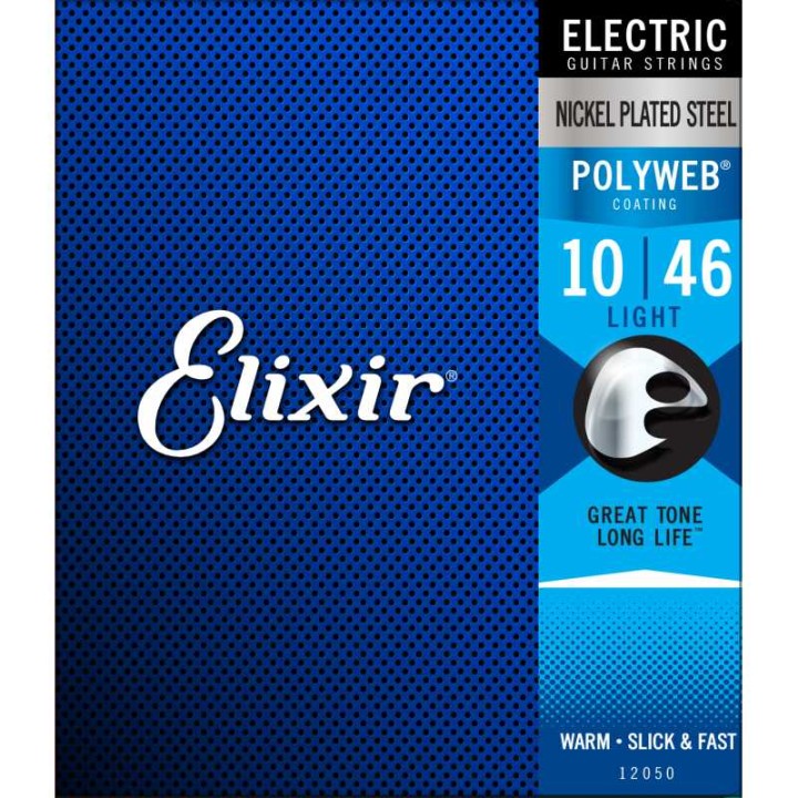 Acquista ELIXIR 12050 ELECTRIC NICKEL PLATED STEEL POLYWEB 10-46 online | Merula Strumenti Musicali
