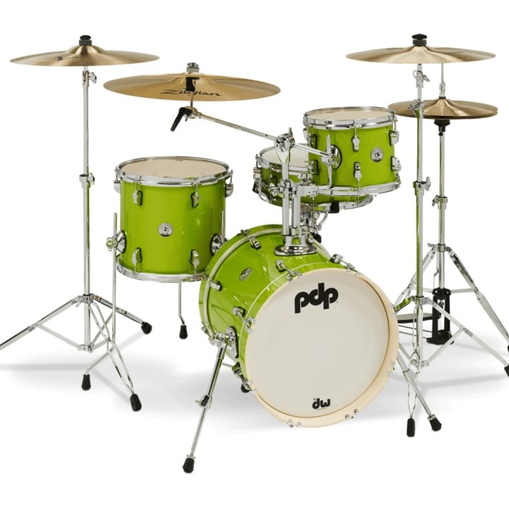 Acquista PDP BY DW New Yorker Shell Set - Electric Green Sparkle - PD802562 online | Merula Strumenti Musicali