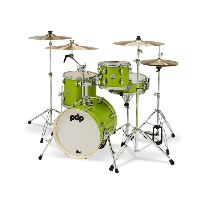 Acquista PDP BY DW New Yorker Shell Set - Electric Green Sparkle - PD802562 online | Merula Strumenti Musicali