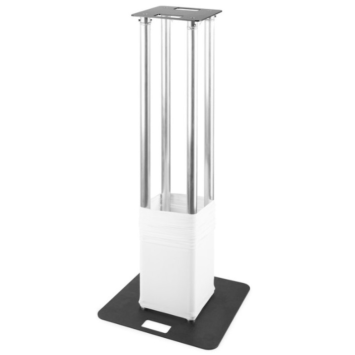 Acquista EGO TECHNOLOGIES P30 TOWER 1.5 METRE WITH WHITE LYCRA | Merula Strumenti Musicali