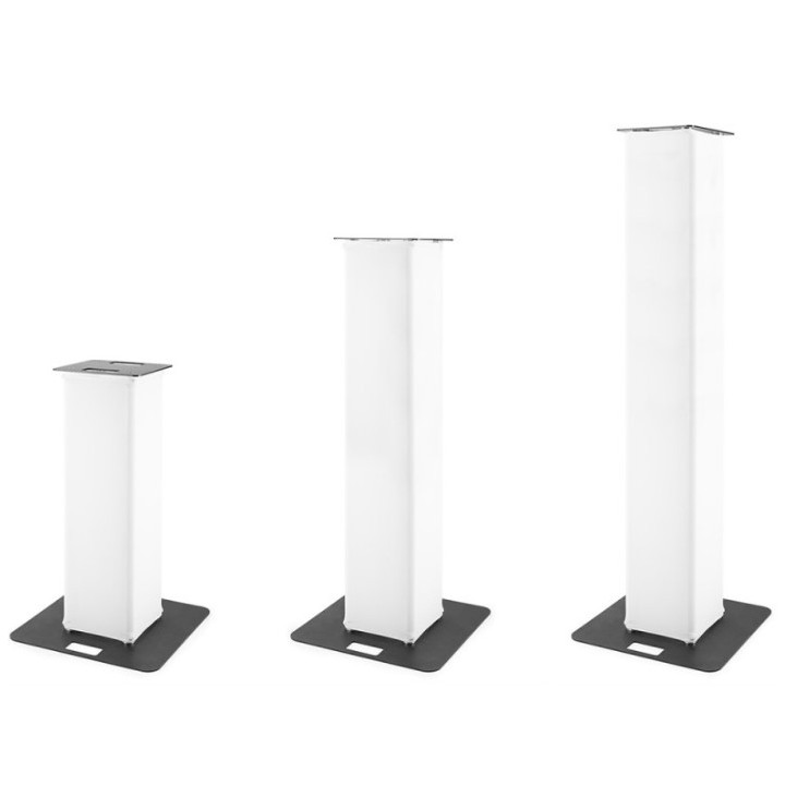 Acquista EGO TECHNOLOGIES P30 TOWER 1.5 METRE WITH WHITE LYCRA | Merula Strumenti Musicali