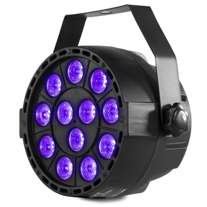 Acquista EGO TECHNOLOGIES PARTYPAR UV 12X1W UV DMX | Merula Strumenti Musicali
