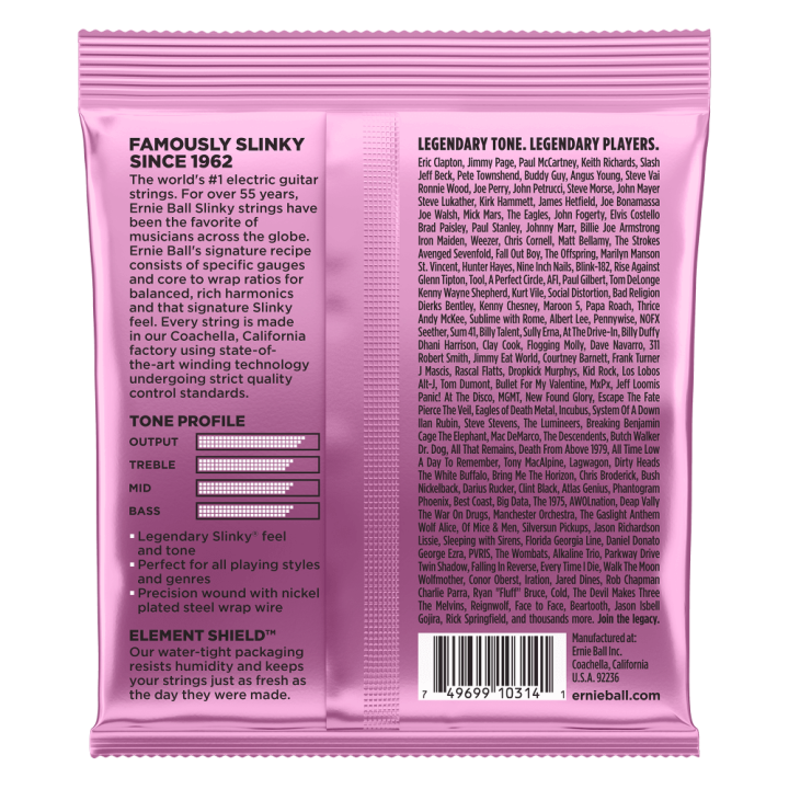 Acquista ERNIE BALL 2213 MEGA SLINKY NICKEL WOUND ELECTRIC GUITAR STRINGS - 10.5-48 online | Merula Strumenti Musicali