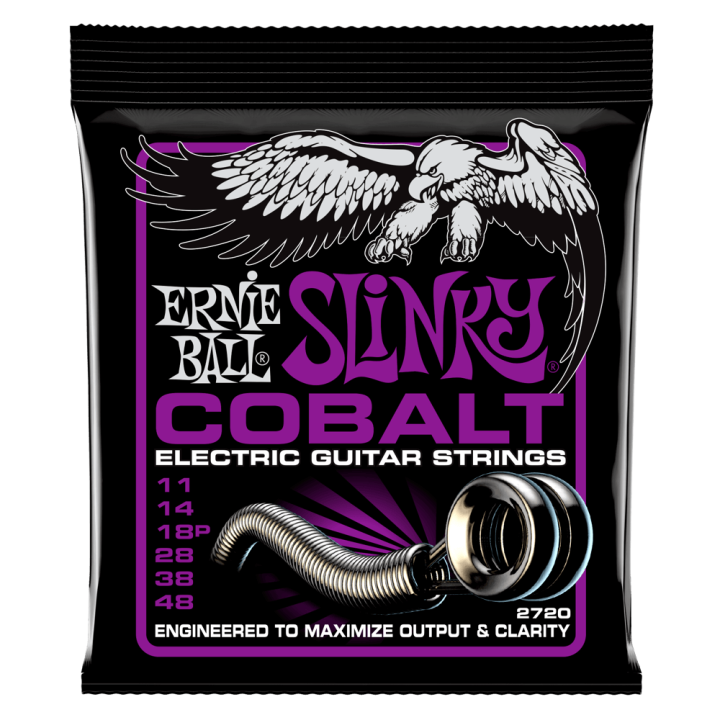 Acquista ERNIE BALL 2720 COBALT POWER SLINKY 11-48 online | Merula Strumenti Musicali