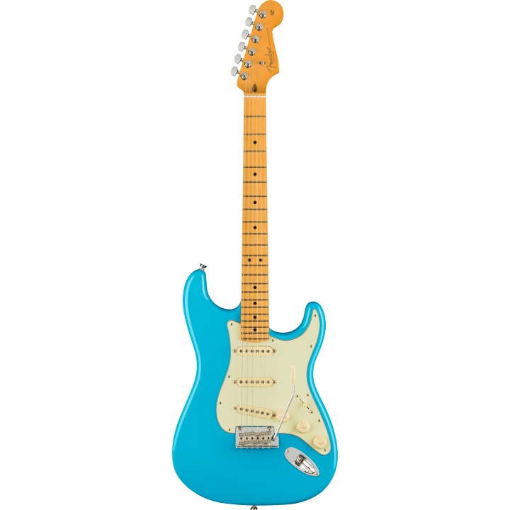 Acquista FENDER American Professional II Stratocaster, Maple Fingerboard, Miami Blue online | Merula Strumenti Musicali