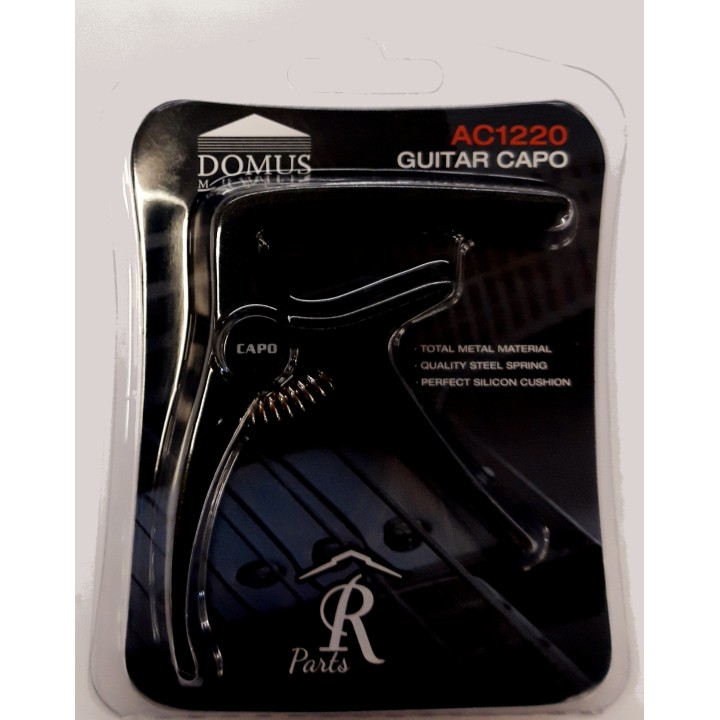 Acquista DOMUS AC1220N (NERO) CAPOTASTO PER CHITARRA ACUSTICA/ELETTRICA online | Merula Strumenti Musicali