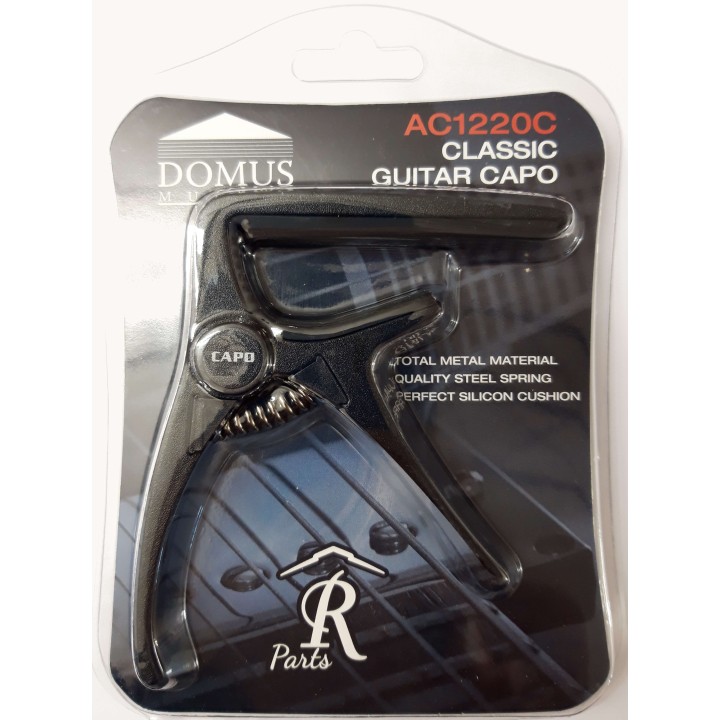 Acquista DOMUS AC1220CN (NERO) CAPOTASTO PER CHITARRA CLASSICA online | Merula Strumenti Musicali