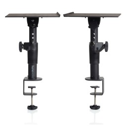 Acquista GATOR Gfwspkstmndskcmp - Coppia Di Stand A Clamp Da Tavolo Per Studio Monitor online | Merula Strumenti Musicali
