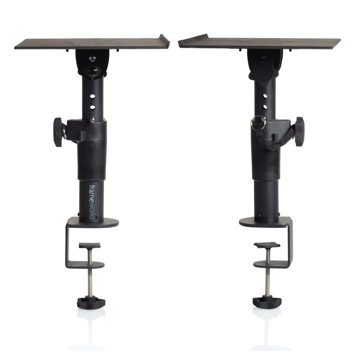 Acquista GATOR Gfwspkstmndskcmp - Coppia Di Stand A Clamp Da Tavolo Per Studio Monitor online | Merula Strumenti Musicali