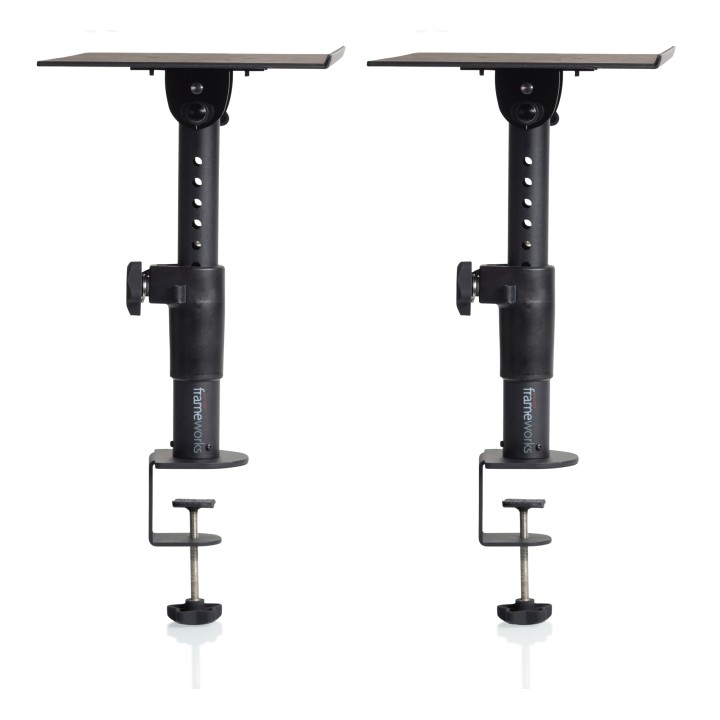 Acquista GATOR Gfwspkstmndskcmp - Coppia Di Stand A Clamp Da Tavolo Per Studio Monitor online | Merula Strumenti Musicali