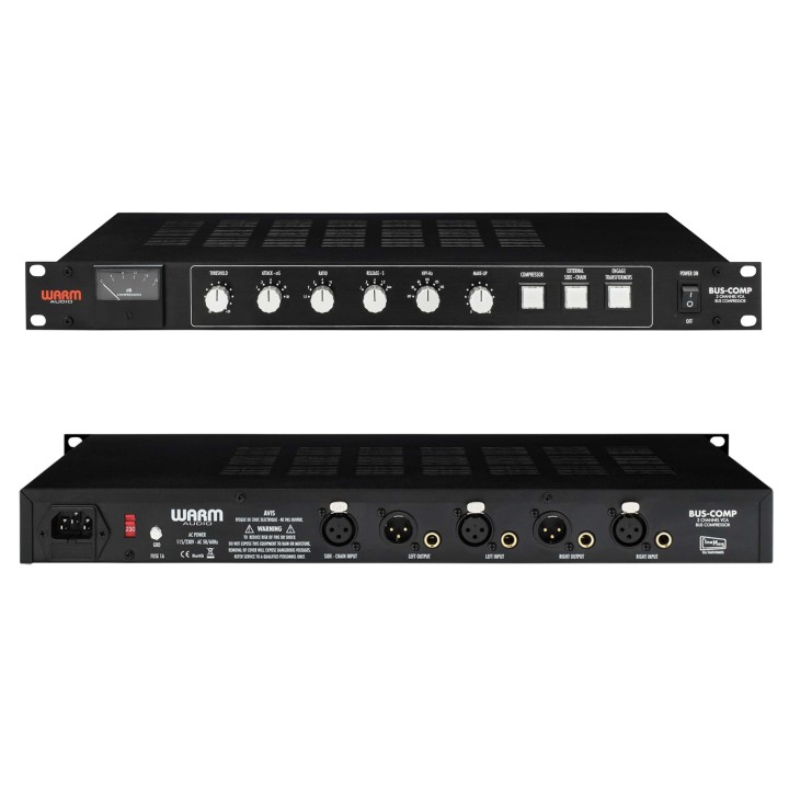 Warm Audio - BUS-COMP | Compressore bus VCA stereo a 2 canali completamente analogico