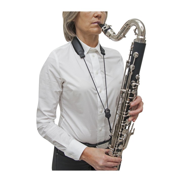 Acquista BG C50 TRACOLLA CLARINETTO BASSO, PELLE | Merula Strumenti Musicali