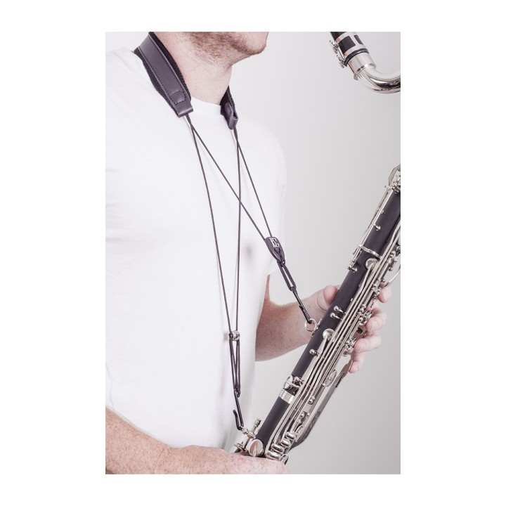 Acquista BG C50B TRACOLLA CLARINETTO BASSO, 2GANCI, PELLE online | Merula Strumenti Musicali