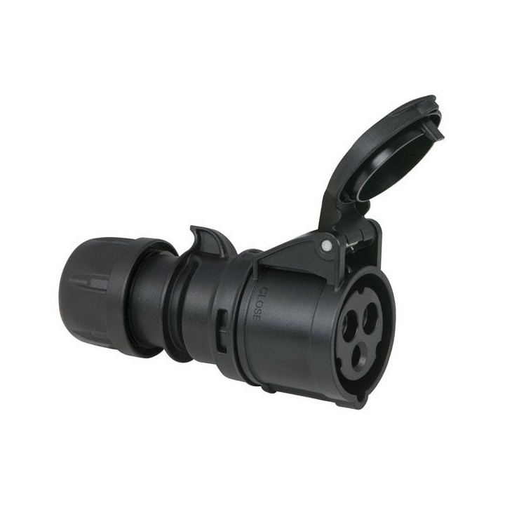 Acquista OVERIG CEE 16A 240V 3P PLUG FEMALE BLACK, IP44 | Merula Strumenti Musicali