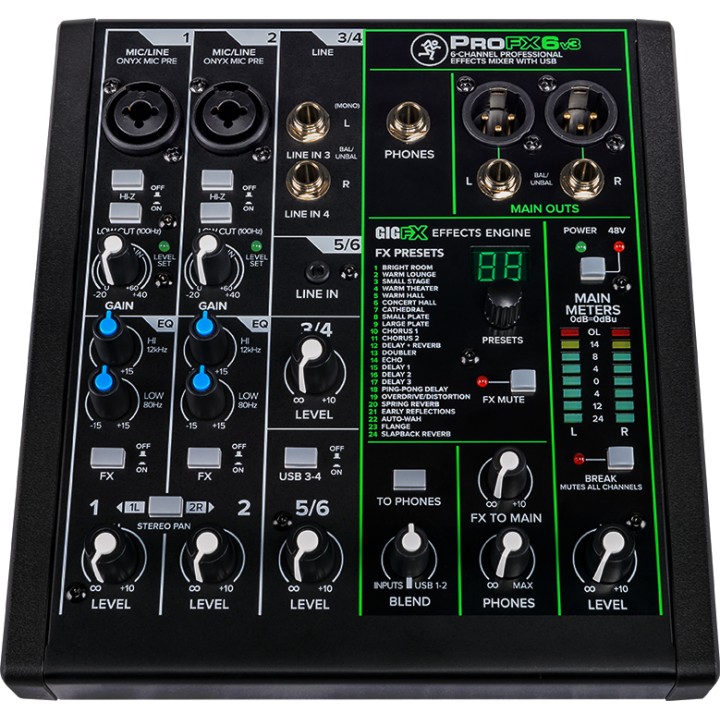 Acquista MACKIE Pro Fx6 V3 online | Merula Strumenti Musicali