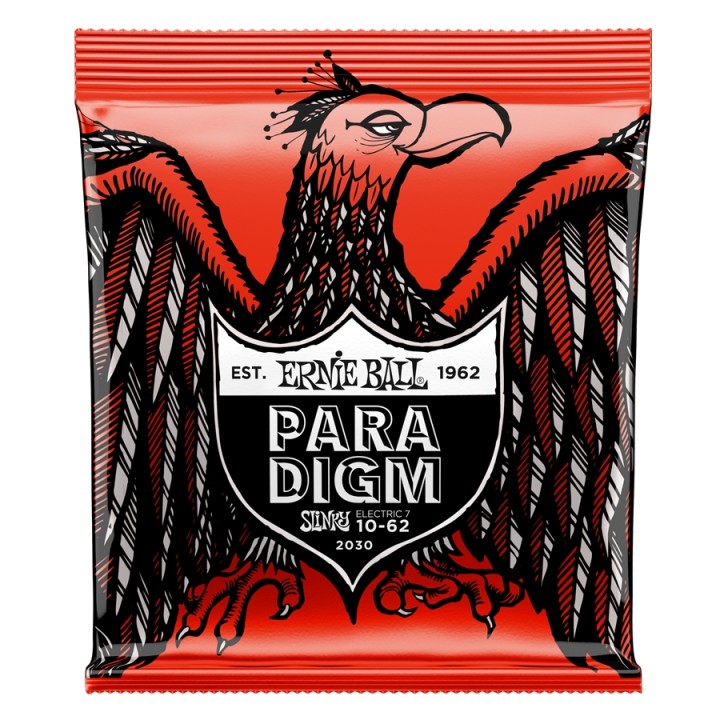 Acquista ERNIE BALL 2030 PARADIGM SKINNY TOP HEAVY BOTTOM SLINKY 10-62 online | Merula Strumenti Musicali
