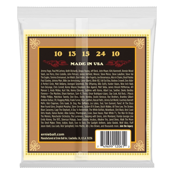 Acquista ERNIE BALL 2061 EARTHWOOD BANJO FRAILING TERMINATE AD ANELLO BRONZO 80/20 online | Merula Strumenti Musicali