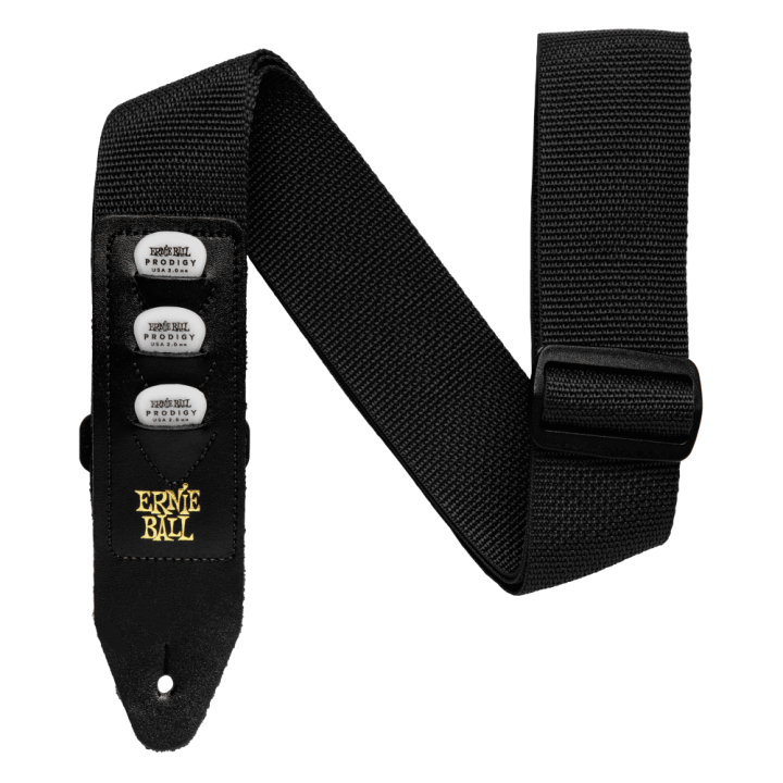Acquista ERNIE BALL 4039 PICKHOLDER STRAP BLACK online | Merula Strumenti Musicali