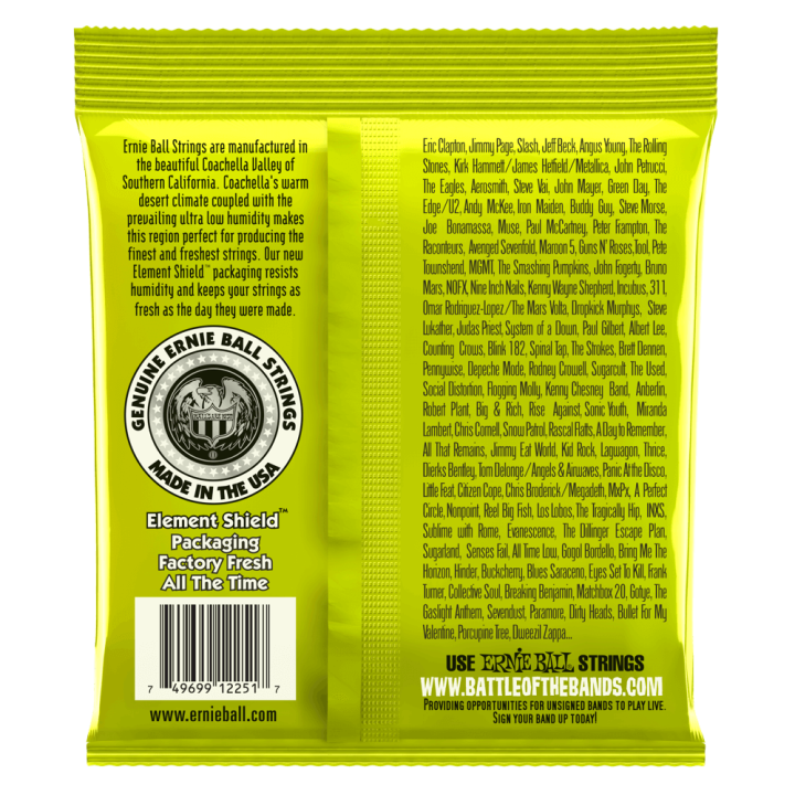 Acquista ERNIE BALL 2251 Regular Slinky Classic Rock N Roll Pure Nickel Wrap Electric Guitar  online | Merula Strumenti Musicali