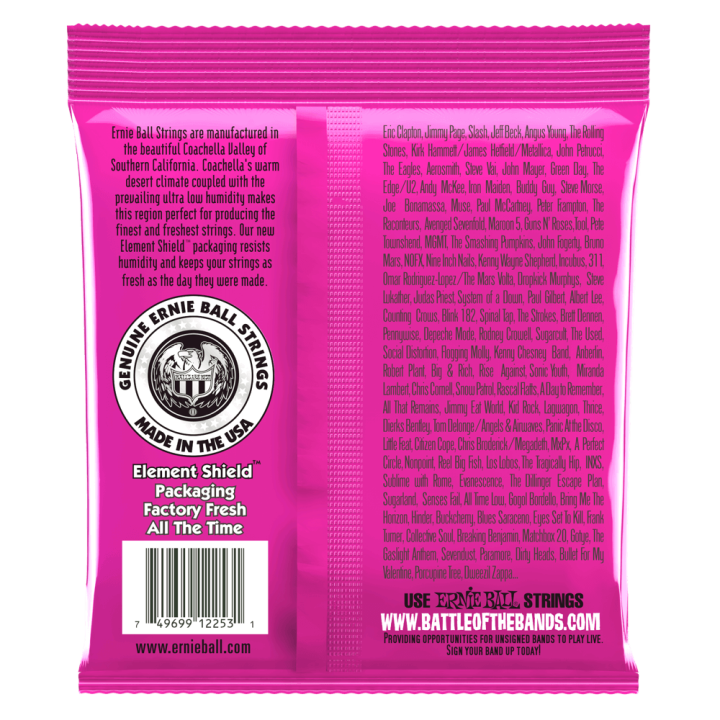 Acquista ERNIE BALL 2253 Super Slinky Classic Rock n Roll Pure Nickel Wrap Electric Guitar St online | Merula Strumenti Musicali