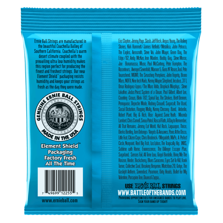 Acquista ERNIE BALL 2255 Extra Slinky Classic Rock n Roll Pure Nickel Wrap Electric Guitar St online | Merula Strumenti Musicali
