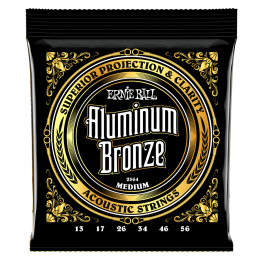 Acquista ERNIE BALL 2564 ALUMINUM BRONZE MEDIUM 13-56 online | Merula Strumenti Musicali