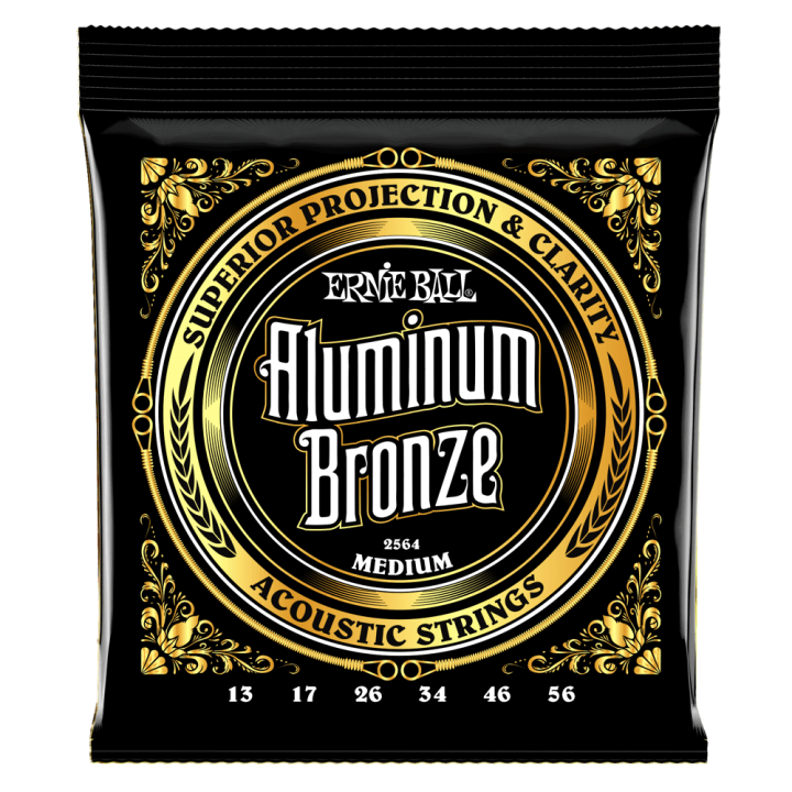 Acquista ERNIE BALL 2564 ALUMINUM BRONZE MEDIUM 13-56 online | Merula Strumenti Musicali