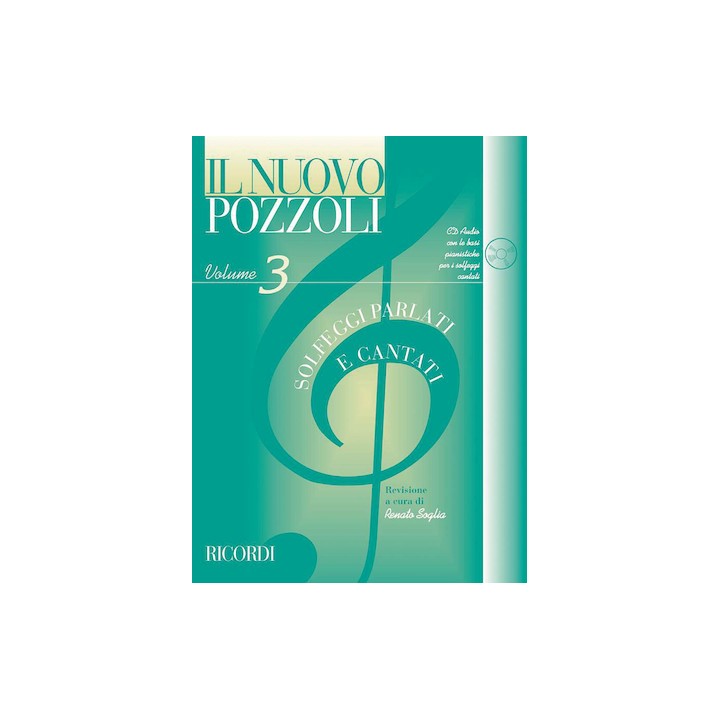 Acquista RICORDI IL NUOVO POZZOLI VOLUME 3 - SOLFEGGI PARLATI E CANTATI | Merula Strumenti Musicali
