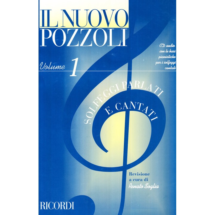 Acquista RICORDI IL NUOVO POZZOLI VOLUME 1 - SOLFEGGI PARLATI E CANTATI online | Merula Strumenti Musicali