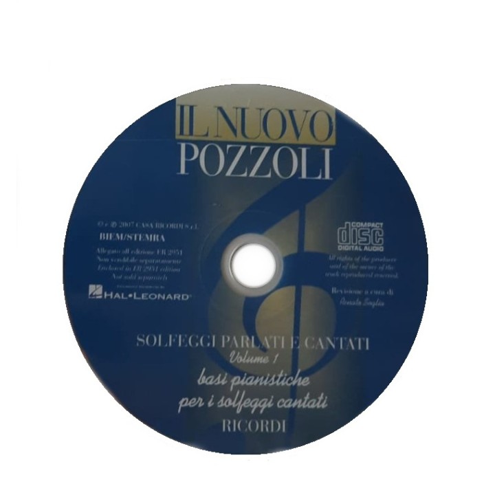 Acquista RICORDI IL NUOVO POZZOLI VOLUME 1 - SOLFEGGI PARLATI E CANTATI online | Merula Strumenti Musicali