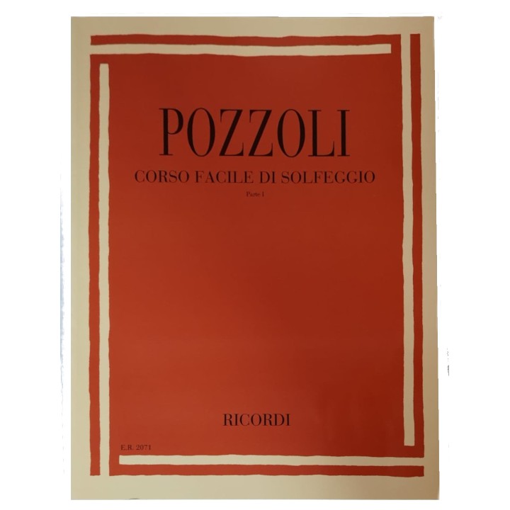 Acquista RICORDI POZZOLI PARTE 1 - CORSO FACILE DI SOLFEGGIO online | Merula Strumenti Musicali