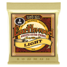 Acquista ERNIE BALL 3004 EARTHWOOD 80/20 BRONZE LIGHT 11-52 - 3 MUTE online | Merula Strumenti Musicali