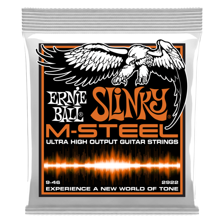 Acquista ERNIE BALL 2922 Hybrid Slinky M-Steel Electric Guitar Strings 9-46 online | Merula Strumenti Musicali