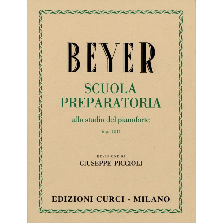 Acquista CURCI BEYER SCUOLA PREPARATORIA ALLO STUDIO DEL PIANOFORTE | Merula Strumenti Musicali
