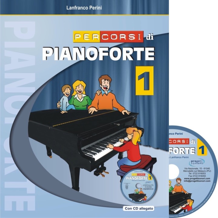 Acquista PROGETTI SONORI L. PERINI PERCORSI DI PIANOFORTE 1 | Merula Strumenti Musicali