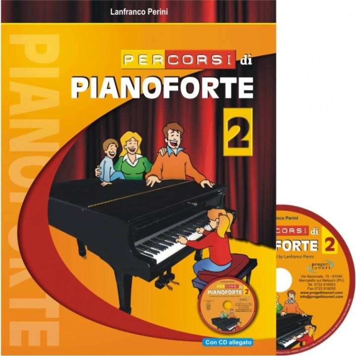 Acquista PROGETTI SONORI L. PERINI PERCORSI DI PIANOFORTE 2 | Merula Strumenti Musicali