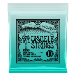 Acquista ERNIE BALL 2326 CORDE IN NYLON UKULELE CONCERTO O SOPRANO (BALL END) - BLACK online | Merula Strumenti Musicali
