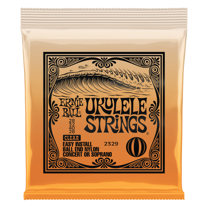 Acquista ERNIE BALL 2329 CORDE IN NYLON UKULELE CONCERTO O SOPRANO (BALL END) - CLEAR online | Merula Strumenti Musicali