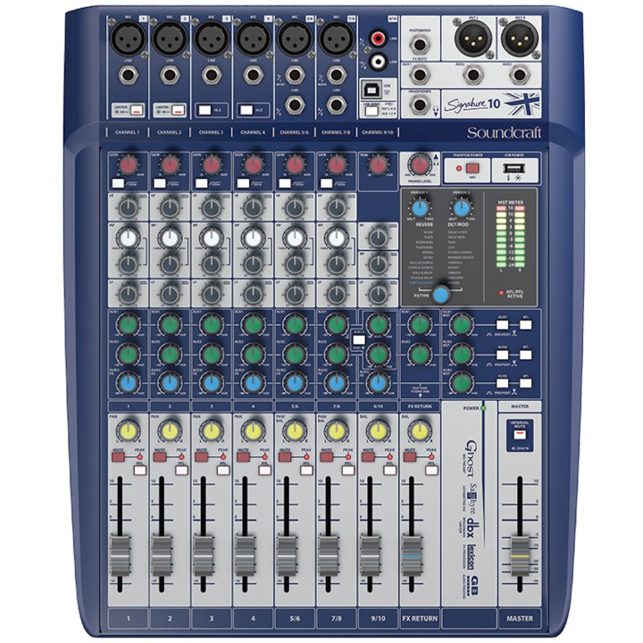 Acquista SOUNDCRAFT SIGNATURE 10 online | Merula Strumenti Musicali