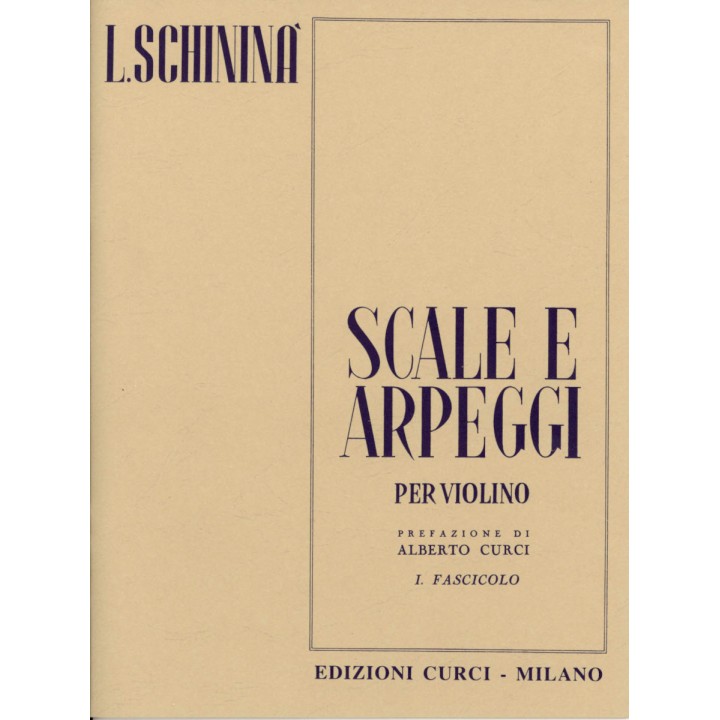Acquista CURCI SCHININA' SCALE E ARPEGGI | Merula Strumenti Musicali