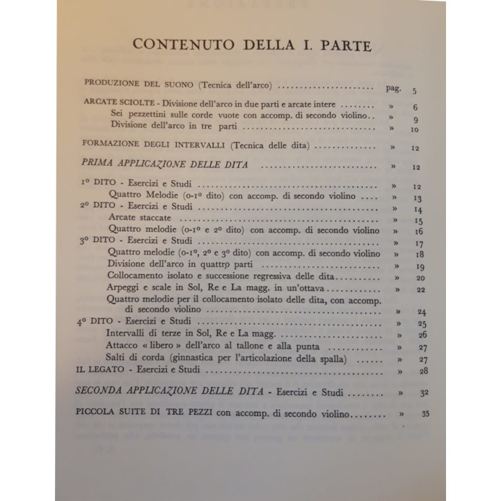 Acquista CURCI TECNICA FONDAMENTALE DEL VIOLINO, PARTE I online | Merula Strumenti Musicali