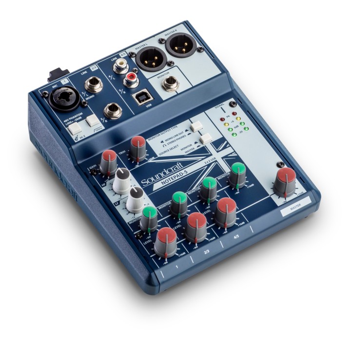 Acquista SOUNDCRAFT Notepad-5 online | Merula Strumenti Musicali