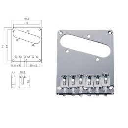 Acquista BOSTON T-66-C PONTE ATTACCACORDE PER CHITARRA ELE online | Merula Strumenti Musicali