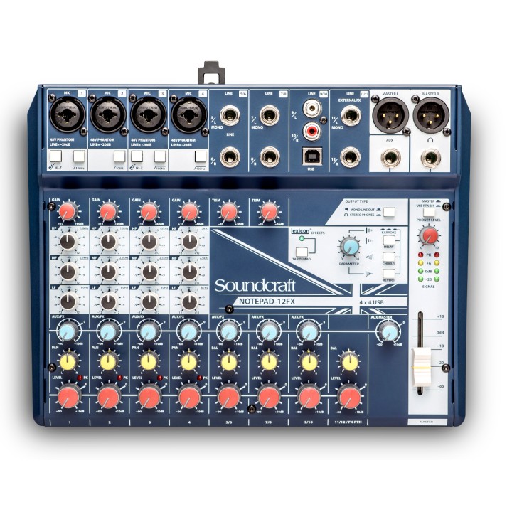 Soundcraft Notepad-12FX - Mixer a 4 canali