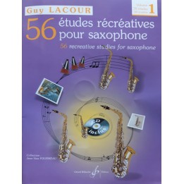 Acquista GERARD BILLAUDOT EDITEUR LACOUR 56 ÉTUDES RÉCRÉATIVES POUR SAXOPHONE | Merula Strumenti Musicali