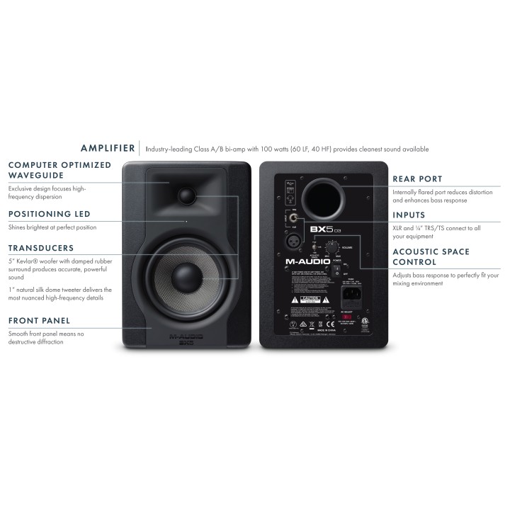 M-AUDIO - BX5 D3 Monitors