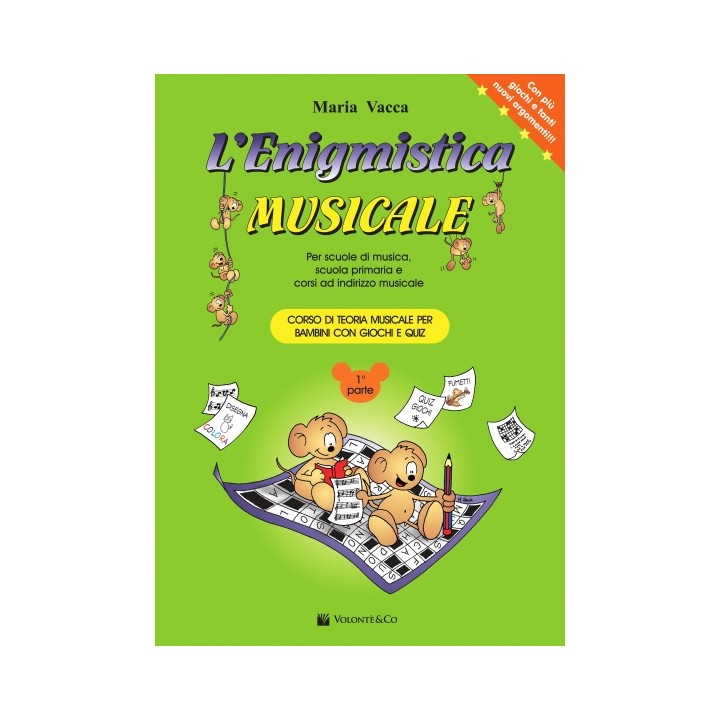 Acquista VOLONTE & CO. MARIA VACCA L'ENIGMISTICA MUSICALE - VOL. 1 online | Merula Strumenti Musicali